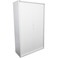 RAPIDLINE GO TAMBOUR CUPBOARD 5 SHELVES 1200 W x 1981mm H x 473mm D White China