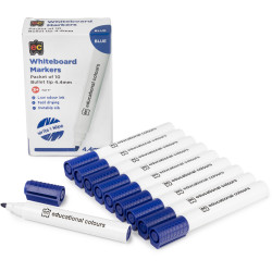 EC WHITEBOARD MARKER Thick Blue Pack of 10