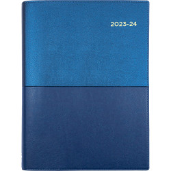 Collins Vanessa Financial Year Diary Week To View A4 1Hr Blue