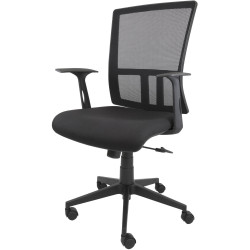 Visionchart Mesh Chair With Adjustable Arms Black