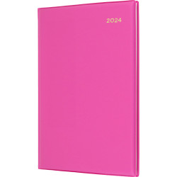 Collins Belmont Colours Diary Week To View A5 Pink
