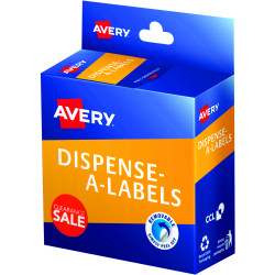 Avery Dispenser Label 24mm Clearance Pack of 300
