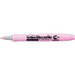 Artline Decorite Markers 1.0mm Bullet Pastel Pink Pack Of 12