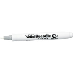 Artline Decorite Markers 1.0mm Bullet Standard White Pack Of 12