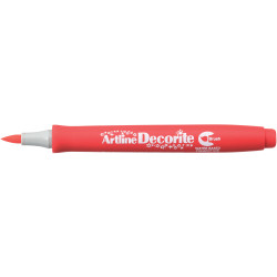 Artline Decorite Brush Markers Standard Red Pack Of 12