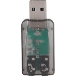 Kensington Audio Adapter USB-A to 3.5mm Black