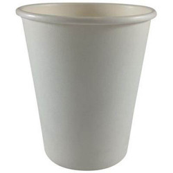 Writer Disposable Single Wall Paper Cups 227ml 8oz - PACK OF 50 CUPS