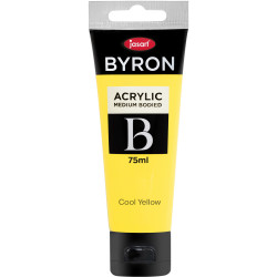 Jasart Byron Acrylic Paint 75ml Cool Yellow