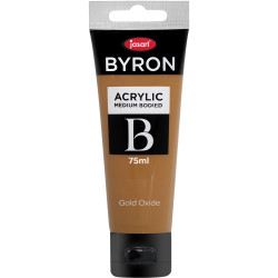 Jasart Byron Acrylic Paint 75ml Gold Oxide