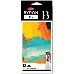 Jasart Byron Oil Paint 12ml Set of 12