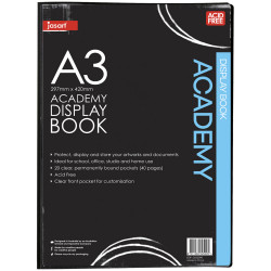 Jasart Academy Display Book A3 20 Pockets