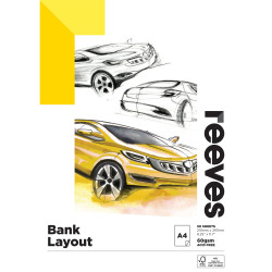 Reeves Bank Paper A4 60gsm 50 Sheets Pack