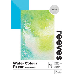 Reeves Watercolour Pad A3 Rough 300gsm FSC 12 Sheets