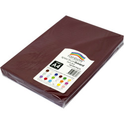 Rainbow Spectrum Board A4 220gsm Dark Red 100 Sheets