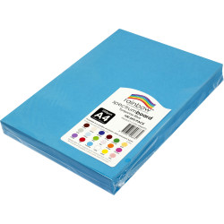 Rainbow Spectrum Board A4 220gsm Turquoise 100 Sheets