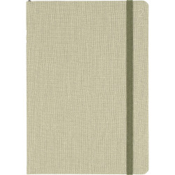Debden Designer Diary A5 Week To View Textured Fabric Green