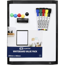 Quartet Whiteboard Value Pack A3 Aluminium Frame