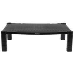 Office Choice Extra Wide Monitor Stand 560Wx336Dx73-163mmH Black