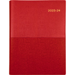 Collins Vanessa Financial Year Diary A4 Week To View Red