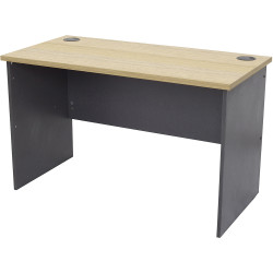 Rapid Worker Open Desk 1500Wx750Dx730mmH  Natural Oak & Ironstone