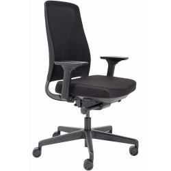 Konfurb Sense Ergonomic Office Chair Black 100% Recycled