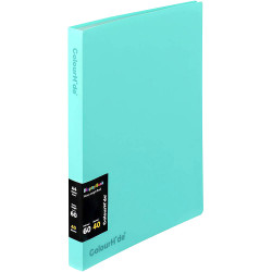 Colourhide Fixed Display Book A4 40 Sheets Aqua