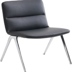 NTS Bondi Visitor Chair Black Leather
