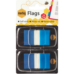 MARBIG FLAGS COLOURED TIP Blue