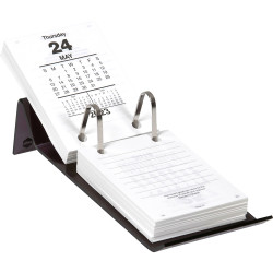 Marbig Calendar Stand Acrylic Top Opening Charcoal