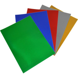 RAINBOW FOIL BOARD 510mmx630mm Assorted Pack of 20