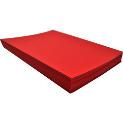 Rainbow Spectrum Board 220gms 510mmX640mm 100 Sheets Red
