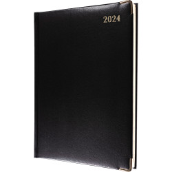 Debden Manager Classic Diary Day To A Page 190X260mm Black