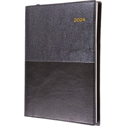 COLLINS VANESSA SERIES DIARY A5 2 Days To Page 1Hr Black