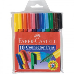 FABER-CASTELL CONNECTOR PEN Assorted 10s