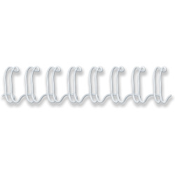 FELLOWES BINDING WIRE COMBS 11mm 34 Loop White Pack of 100