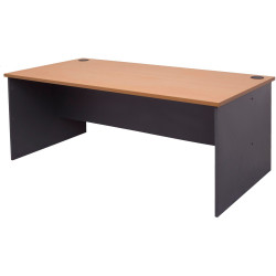 Rapid Worker Open Desk 1800mmWx750mmD Beech and Ironstone