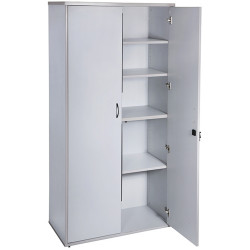 Rapid Span Stationery Storage Cupboard 1800Hx900Wx450mmD All Grey