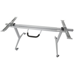 Mobile Flip Top Table Frame Only Expandable to Suit Tops 1500W to 1800W Silver Grey