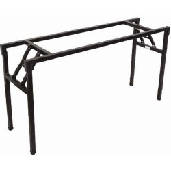 Heavy Duty Steel Folding Table Frame Only Suits Tops 1500Wx750D Black