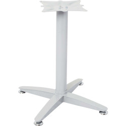Rapidline 4 Star Steel Table Base Only Suits Round Tops Up To 1200mm Diameter Silver