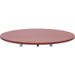 Rapidline Melamine Round Table Top Only 25mm Thick 1200mm Diameter Cherry