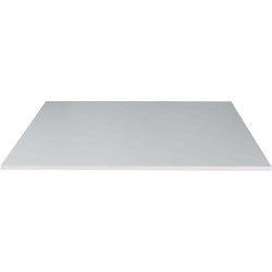 Rapidline Melamine Rectangle Table Top Only 25mm Thick 1200Wx600D Grey