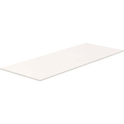 Rectangle Melamine Table or Desk Top Only 1200Wx600D 25mm Thick White