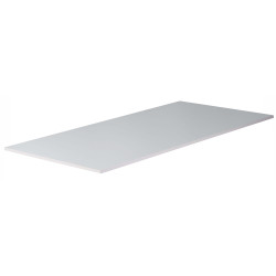 Rapidline Melamine Rectangle Table Top Only 25mm Thick 1500Wx750D Grey