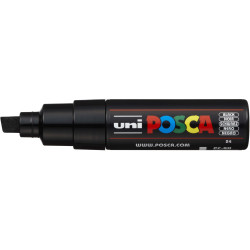 UNIBALL POSCA POSTER MARKER 8mm Chisel Black
