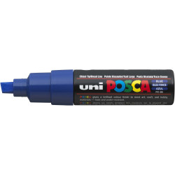 UNI-BALL POSCA POSTER MARKER 8.0mm Chisel Tip Blue