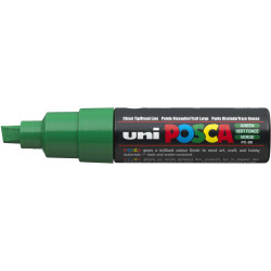 UNI-BALL POSCA POSTER MARKER 8.0mm Chisel Tip Green