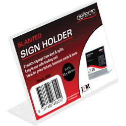 Deflect-O Business And Place Card Holder Single Tier