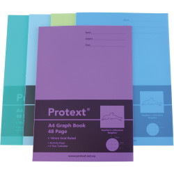 PROTEXT POLY GRAPH BOOK 10mm 48pg - Dolphin