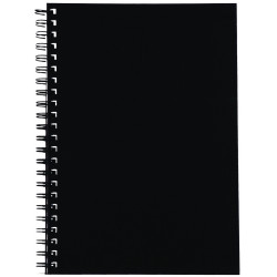 Spirax 512 Hard Cover Notebook A4 200 Page Black